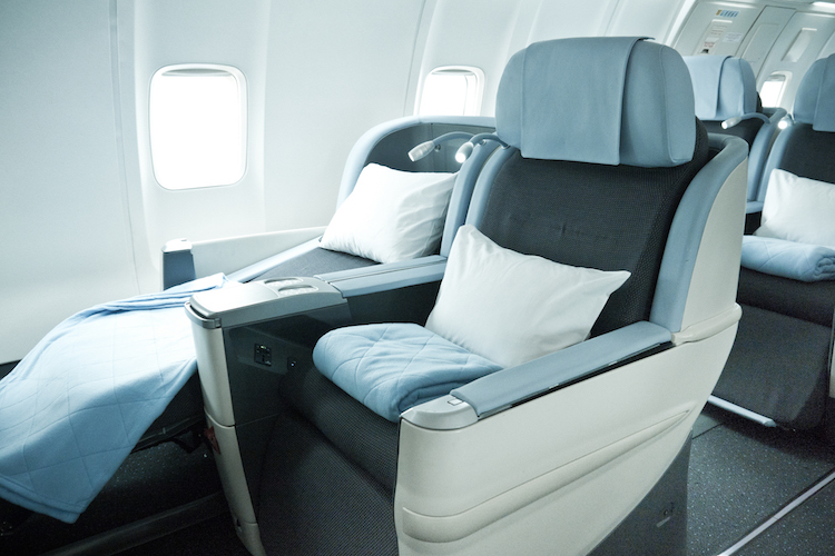 Business Class from Europe to New York