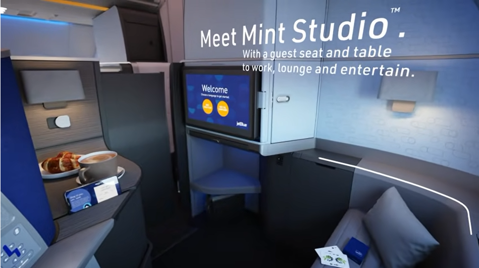 JetBlue Mint Suite Nonstop from New York or Boston to Amsterdam