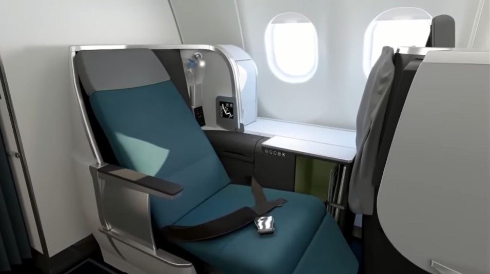 Business Class from Austria to Boston