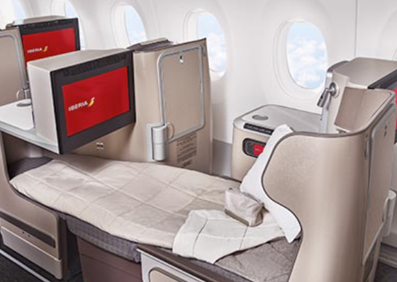 Business Class from Europe to San Francisco