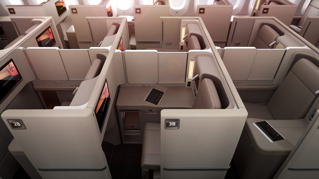 Business Class Suite from South Korea to Egypt