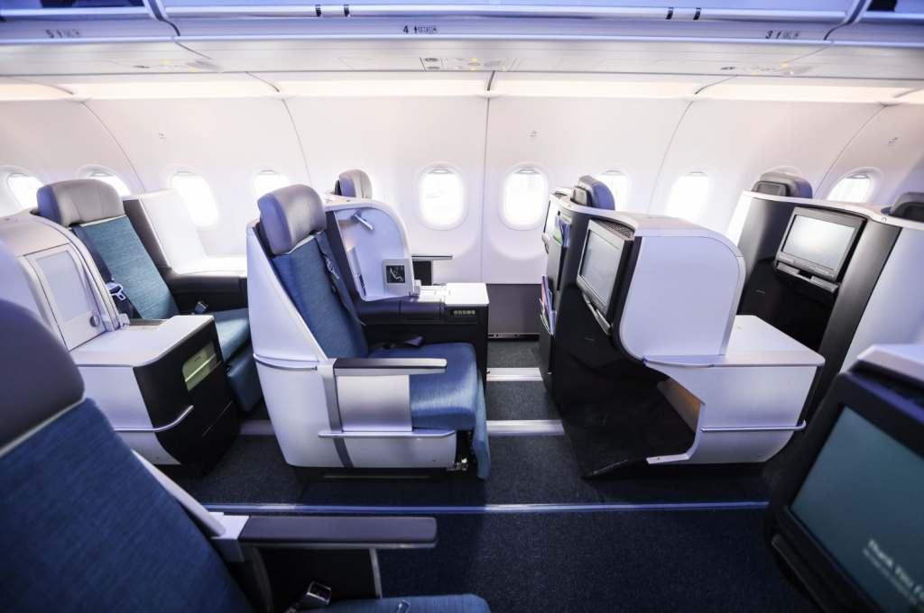 Business Class from Austria to New York