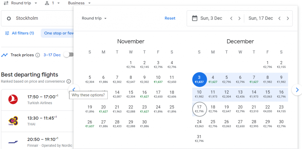 Wonderful Business Class from Sweden to Hong Kong