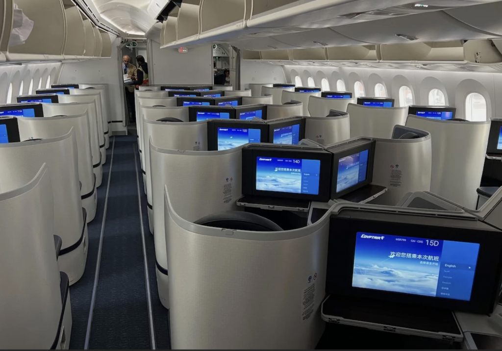 Business Class from South Africa to Shanghai