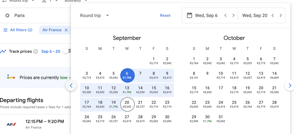 Nonstop Business Class from Paris to Kenya