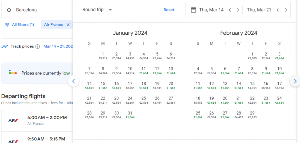 Business Class from Barcelona to Los Angeles