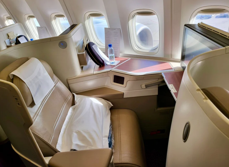 Business Class from Singapore to Barcelona