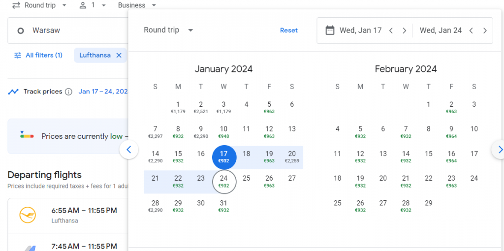 Business Class from Poland to Kazakhstan