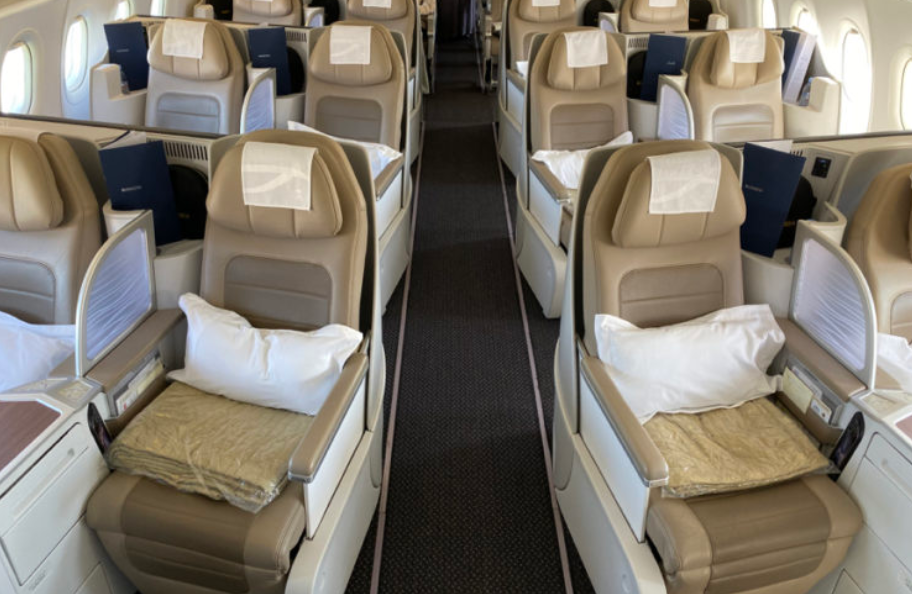 Business Class from India to Europe