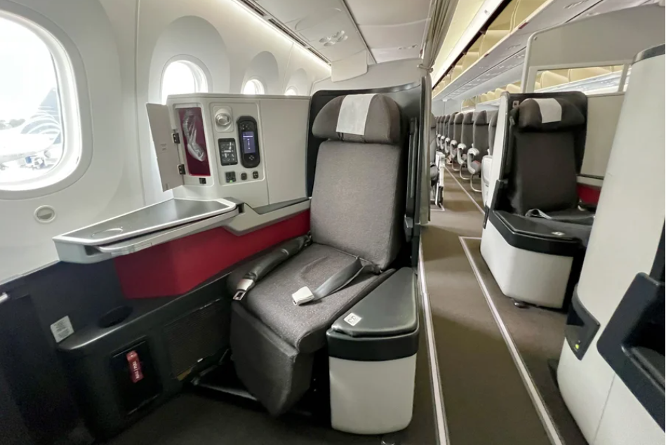 Business Class from California to Brazil