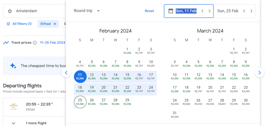 Business Class from Netherlands to Philippines