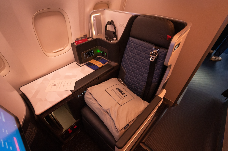 Business Class from Madrid to Boston