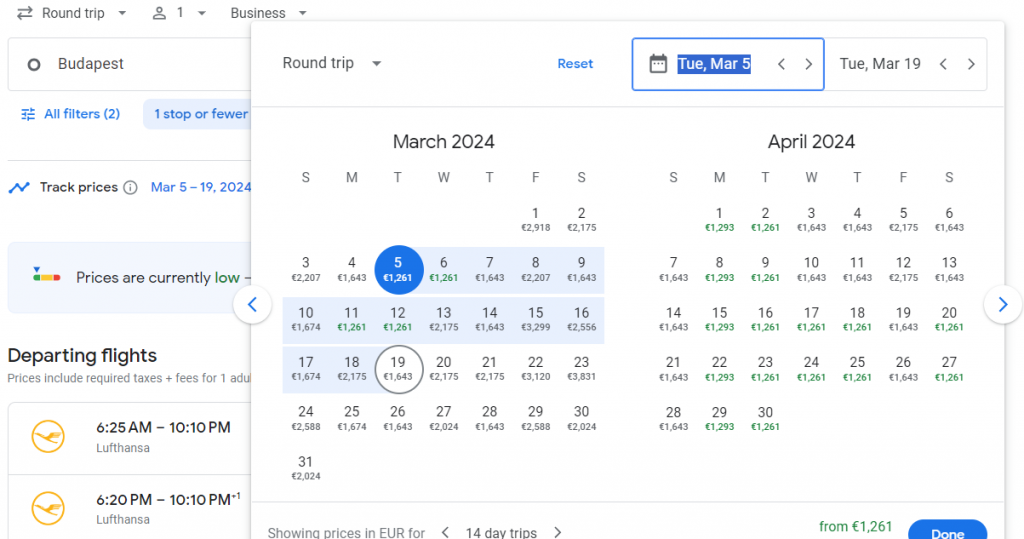 Business Class from Hungary to Kenya