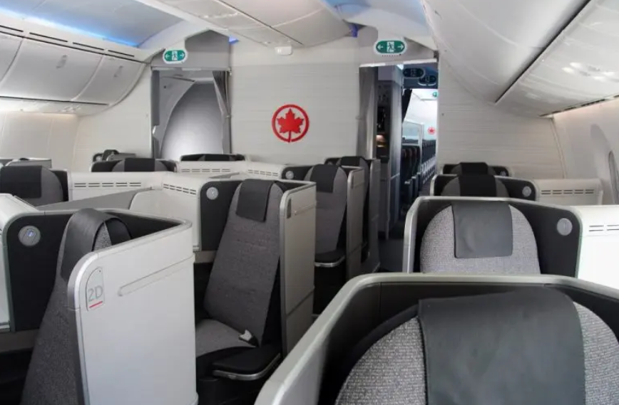 Business Class from Spain to Canada