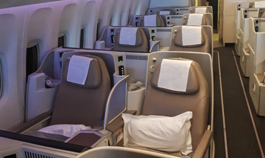 Business Class from Amsterdam to Indonesia