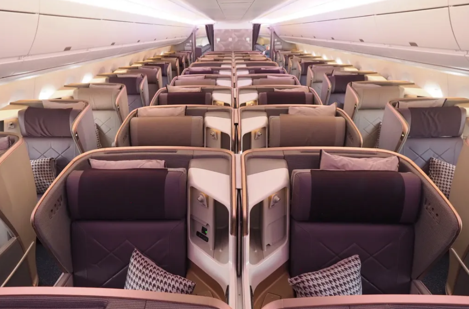 Business Class from the Philippines to California