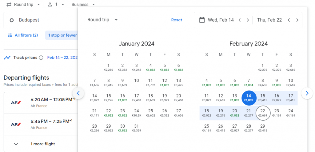 Business Class Suite from Hungary to Tokyo