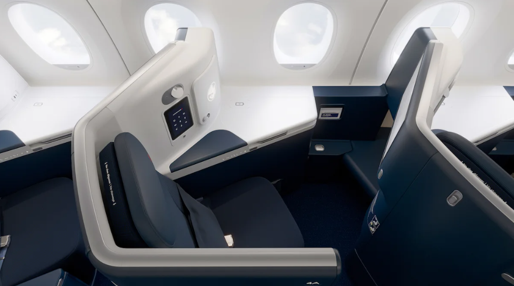 Business Class Suite from South Korea to Milan