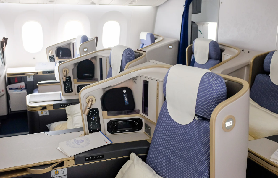 Business Class from Rome to Tokyo