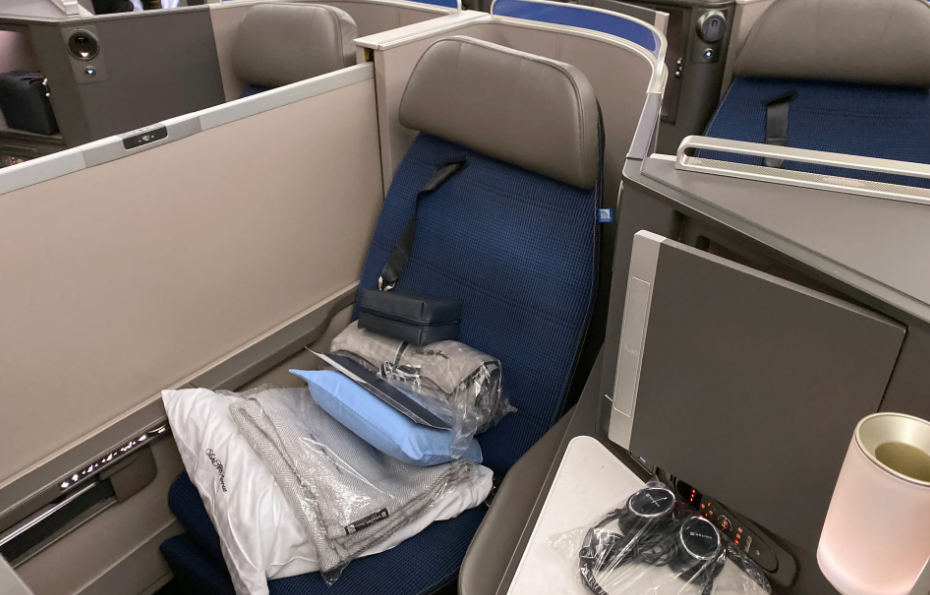 Business Class from New York to Amsterdam