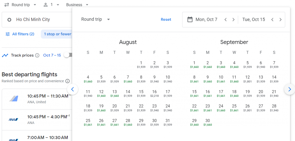 5* Business Class Suite from Vietnam to San Francisco