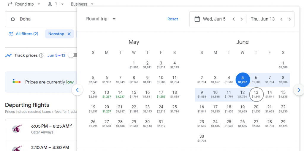 5* QSuite Business Class Suite from Qatar to Philippines