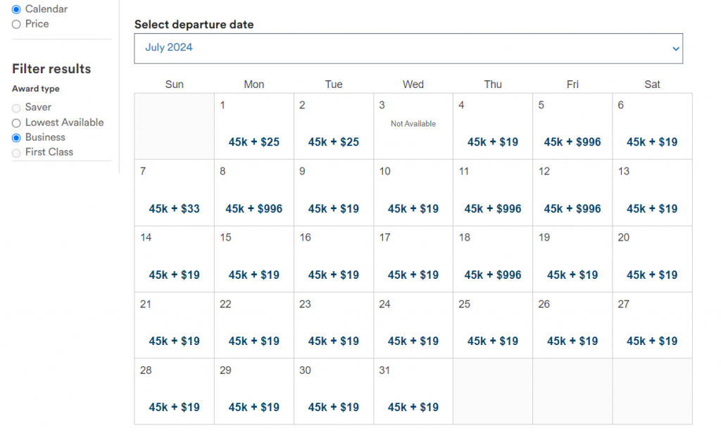 Business Class Nonstop from New York to London