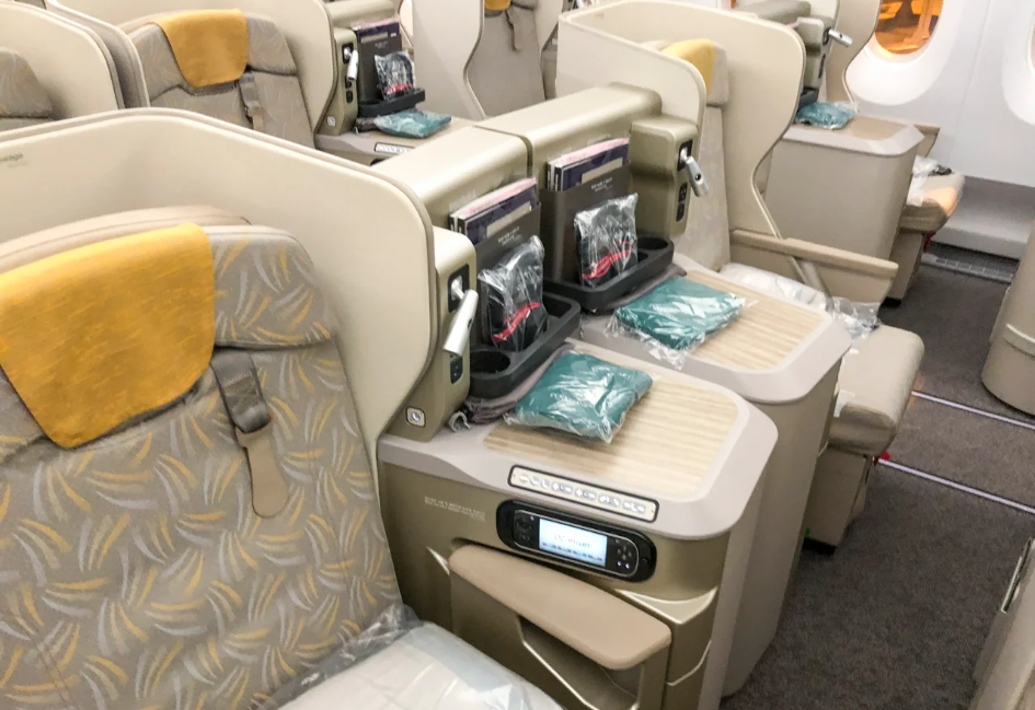 Business Class from South Korea to Seattle