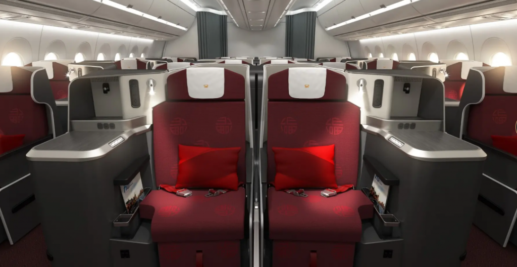 Business Class from China to Austria