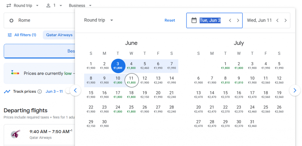 5* Business Class from Rome to Phuket