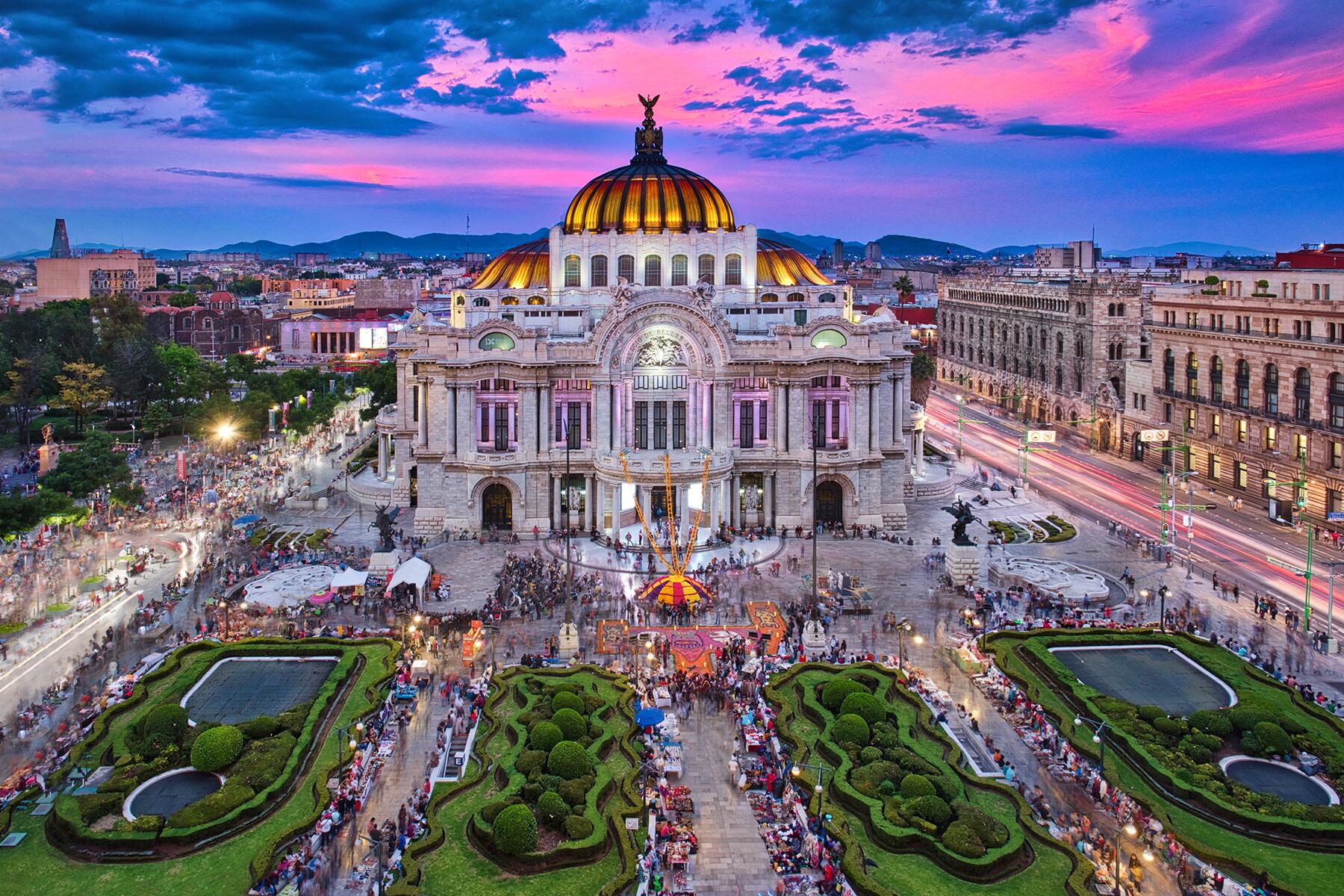 Business Class from Dublin to Mexico City