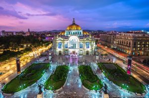 Business Class from London to Mexico City