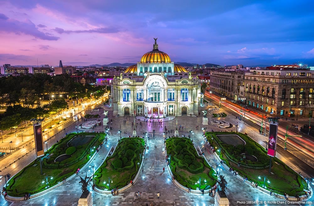 Business Class from London to Mexico City