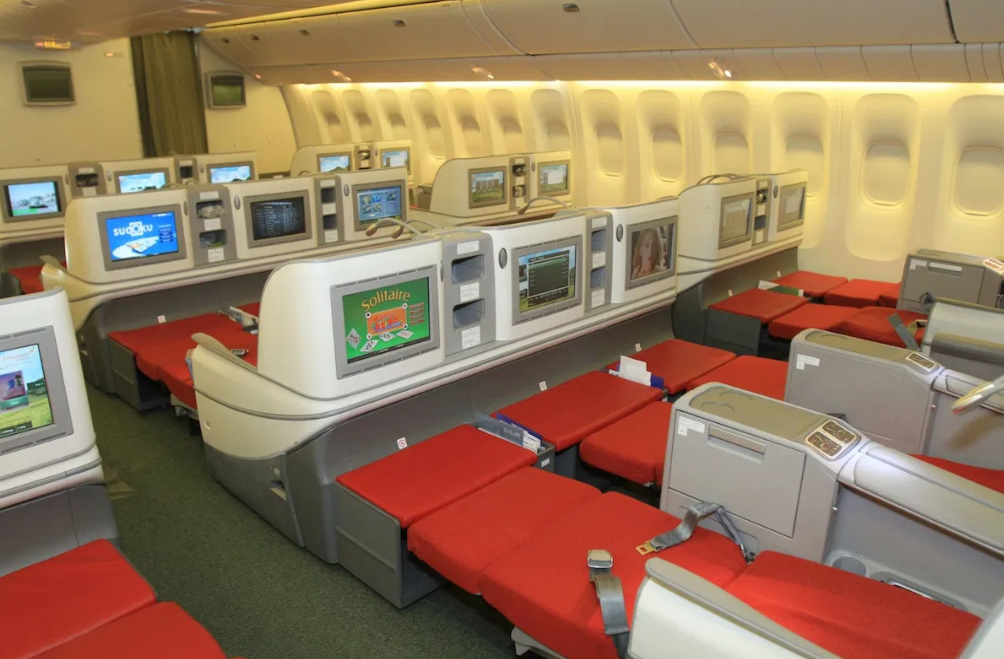 Business Class from Egypt to Brazil