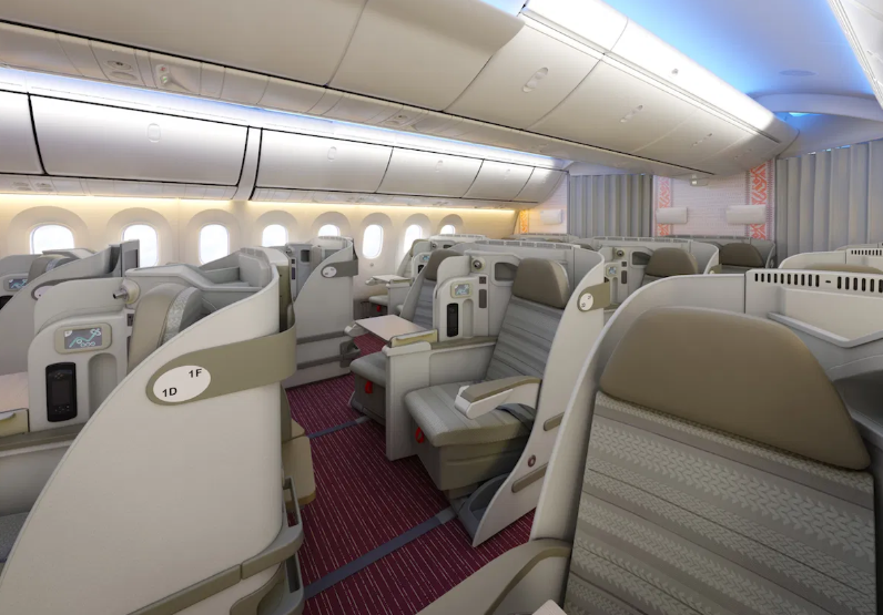 Business Class from Rome to Bangkok