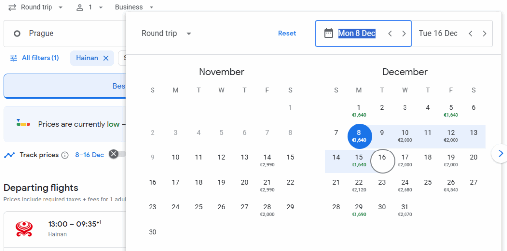 5* Business Class from Prague to Shanghai